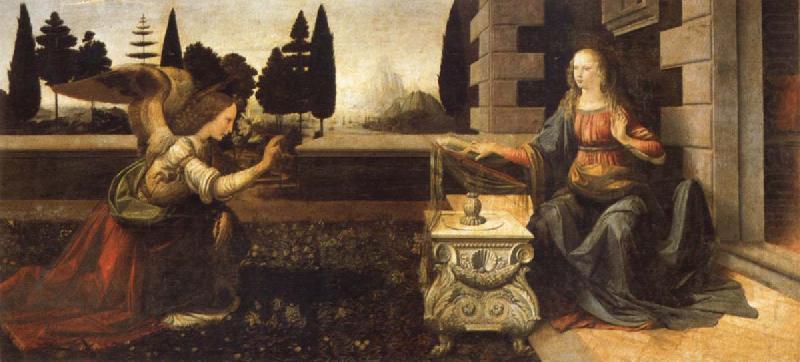 LEONARDO da Vinci Annunciation china oil painting image